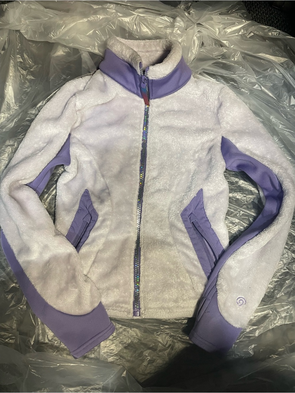 Champion Jacket Girls 6 6x Full Zipper Pockets Faux Fur Thumbholes